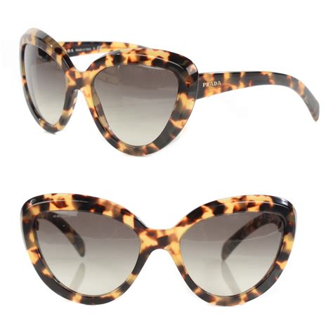 prada tortoise blue sunglasses|prada cat eye tortoiseshell sunglasses.